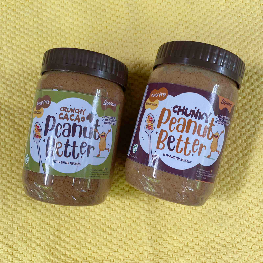 Peanut Better Variants: Crunchy Cacao and Chunky