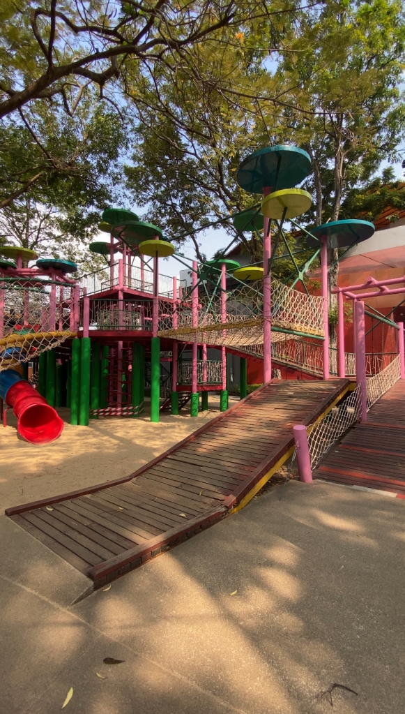 large outdoor playground